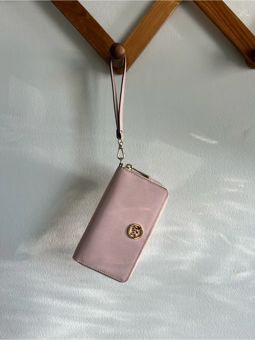 Michael Kors Pink Wristlet Phone Wallet